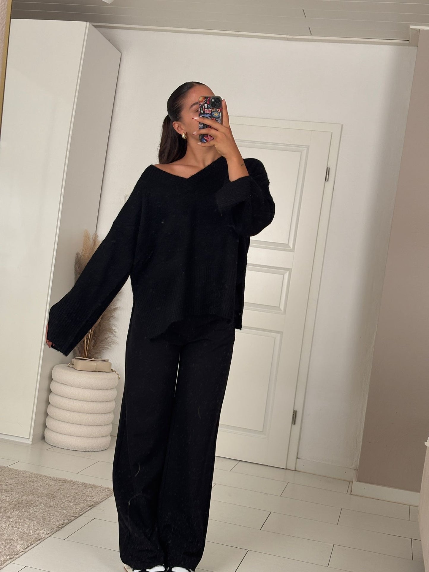 Softie Pullover - Schwarz