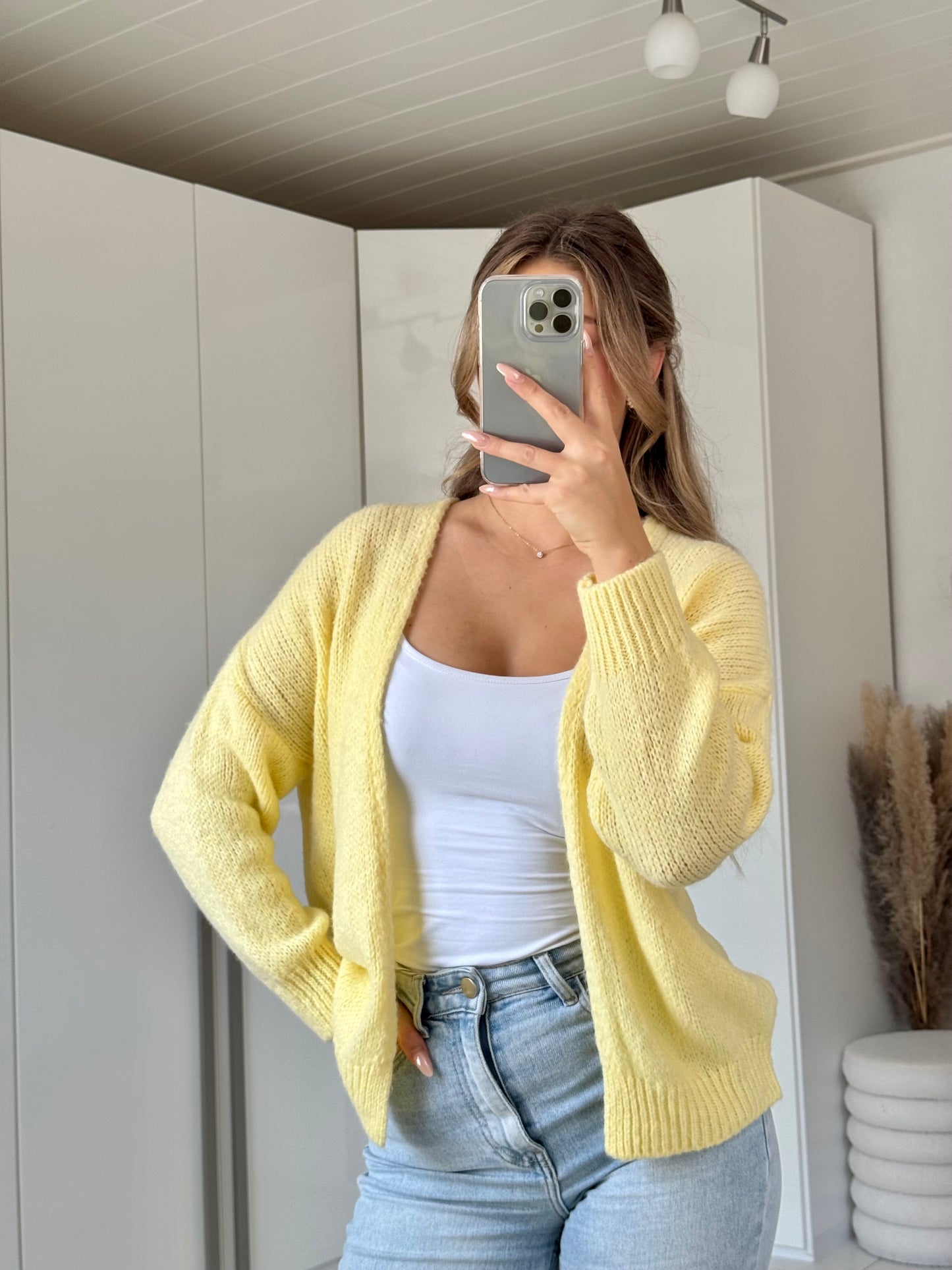 Cozy Small Cardigan- Butter Lemon