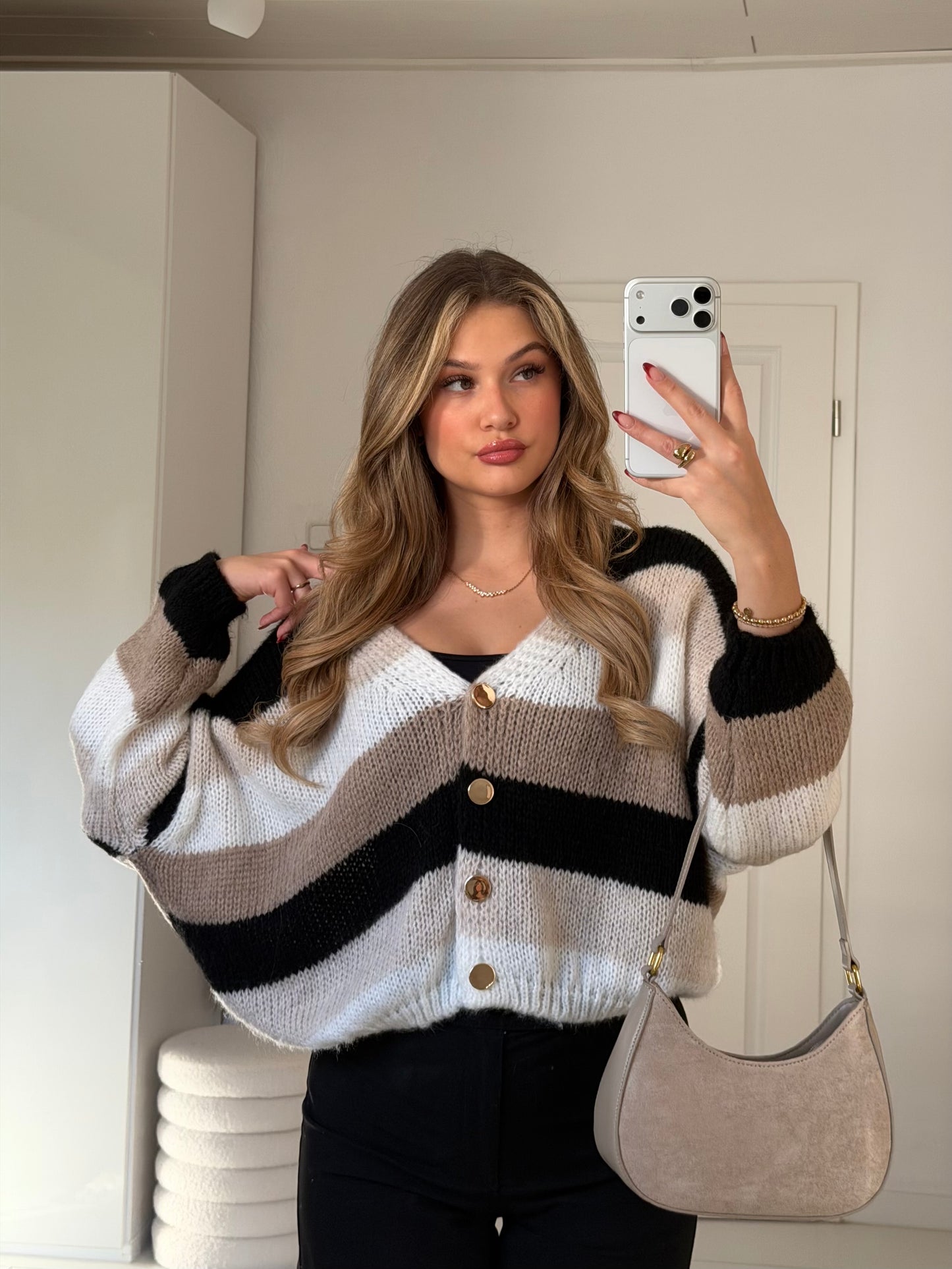 Golden Detail Cardigan