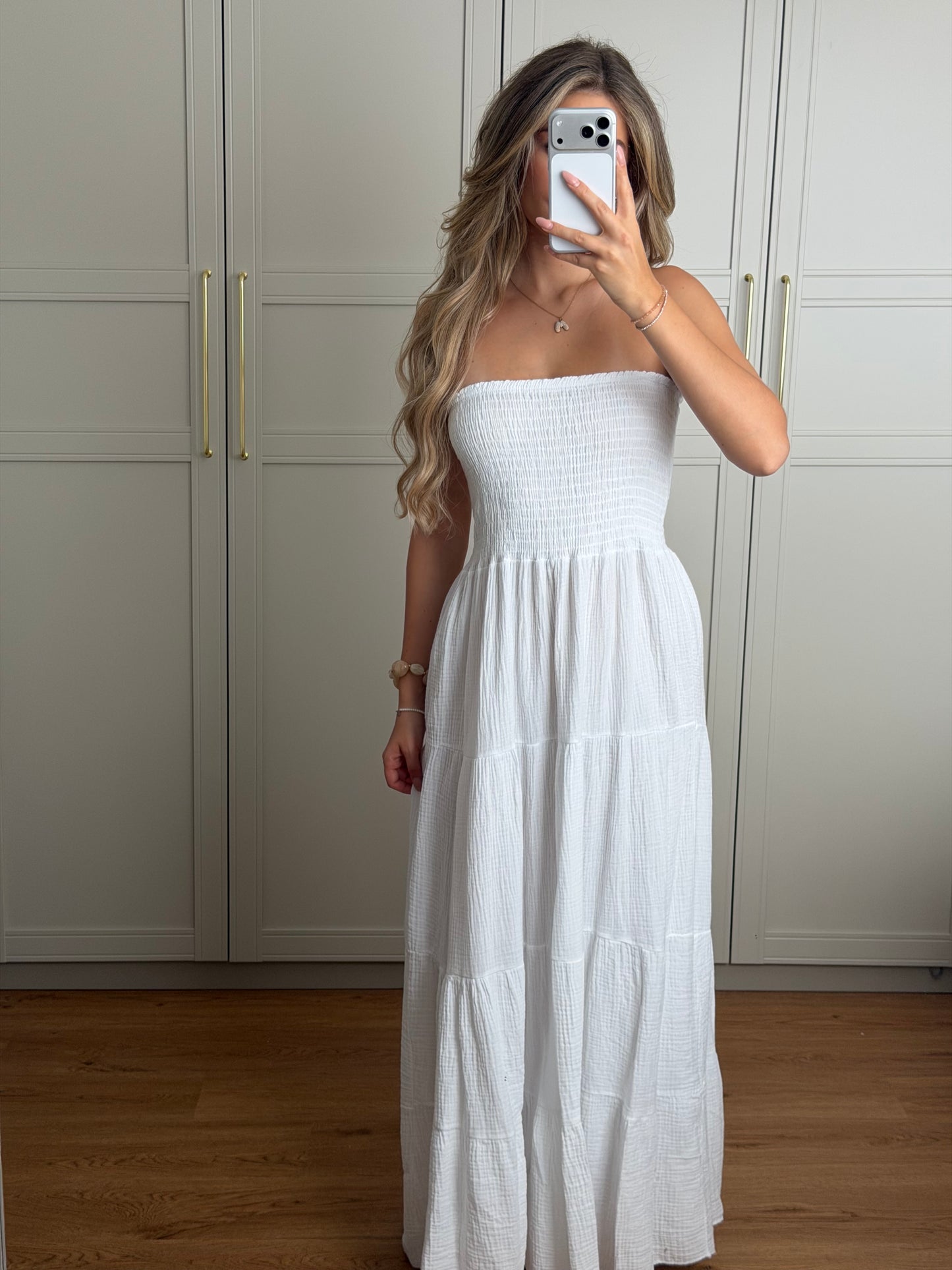 Musselin maxi dress