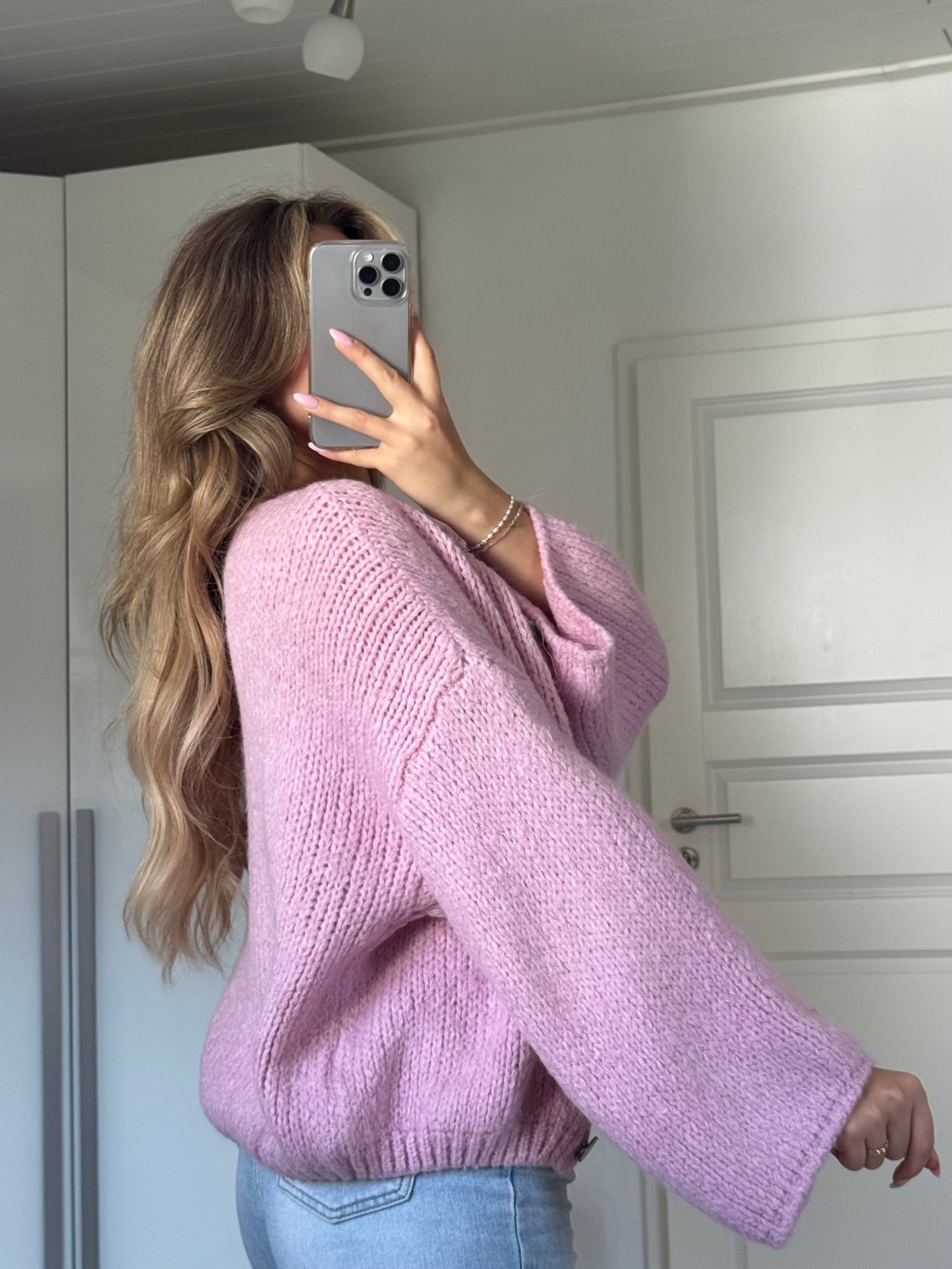 Cozy Everyday Cardigan - Rosa