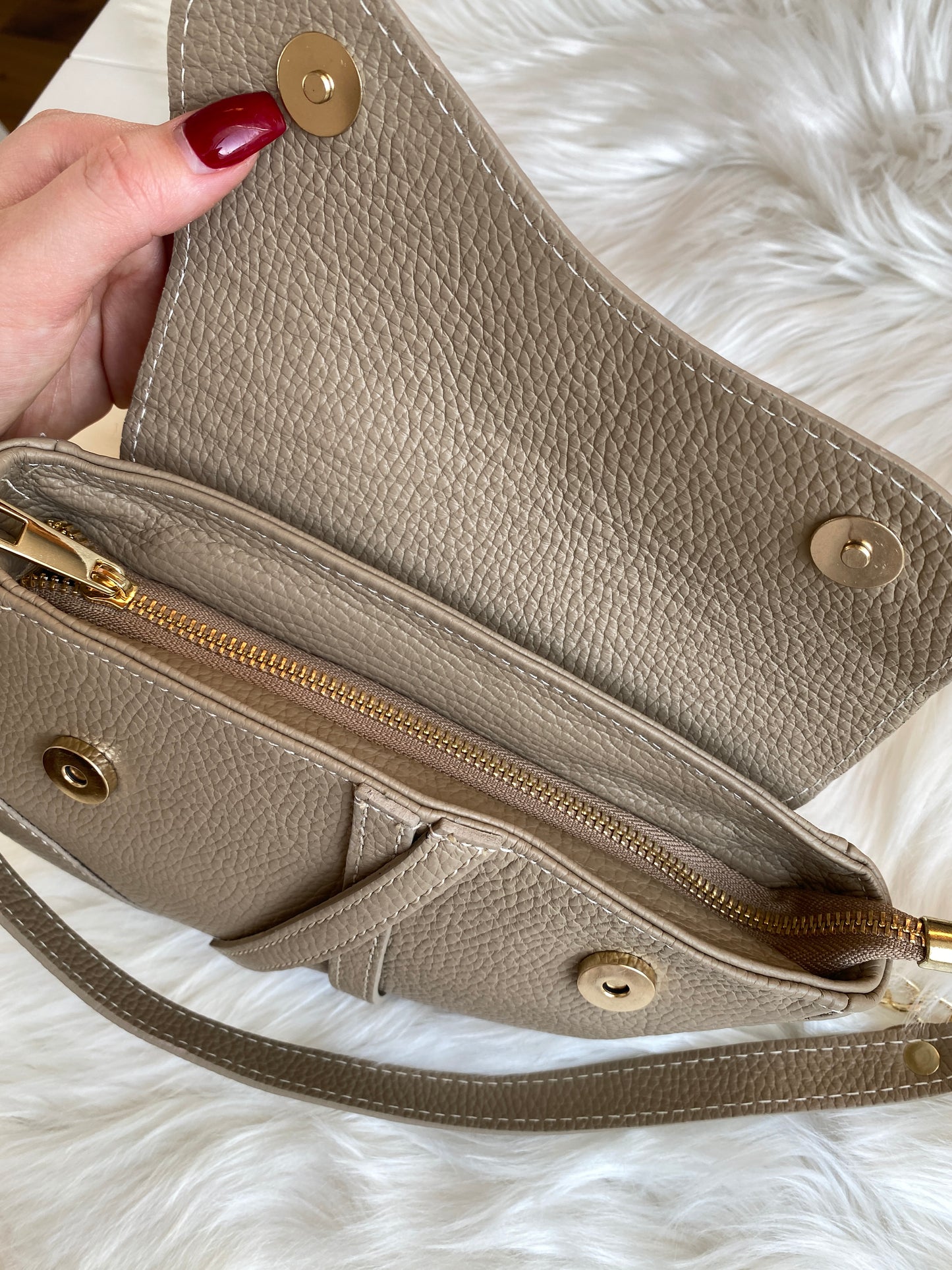 Saddle Bag mini - taupe