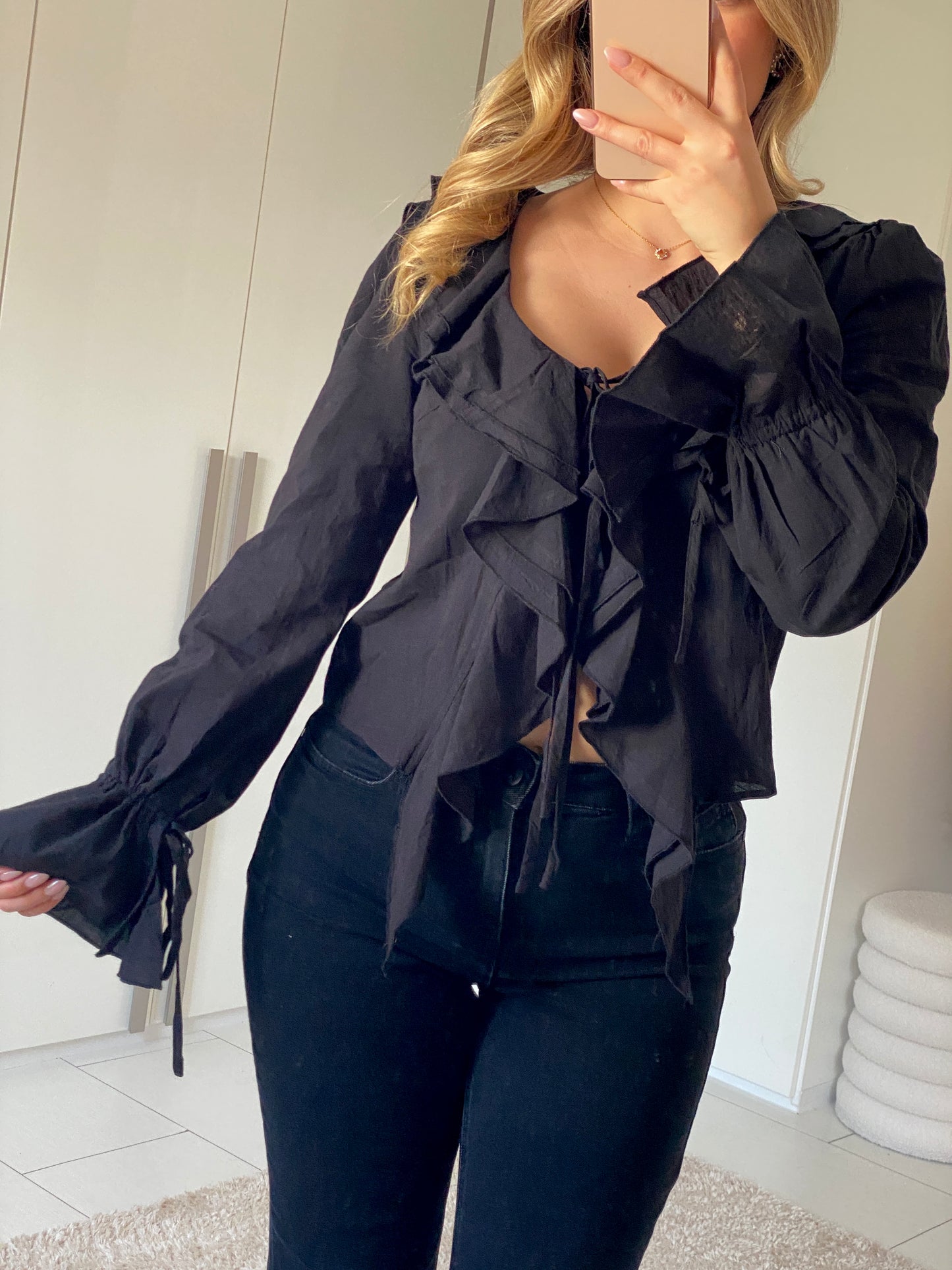 Bluse Fleur - schwarz