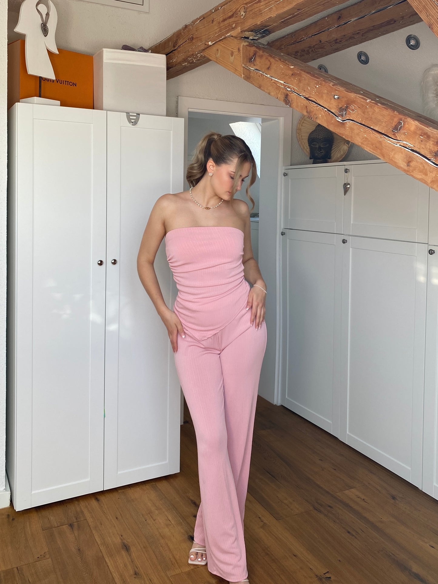 Bandeau Zweiteiler Rosa