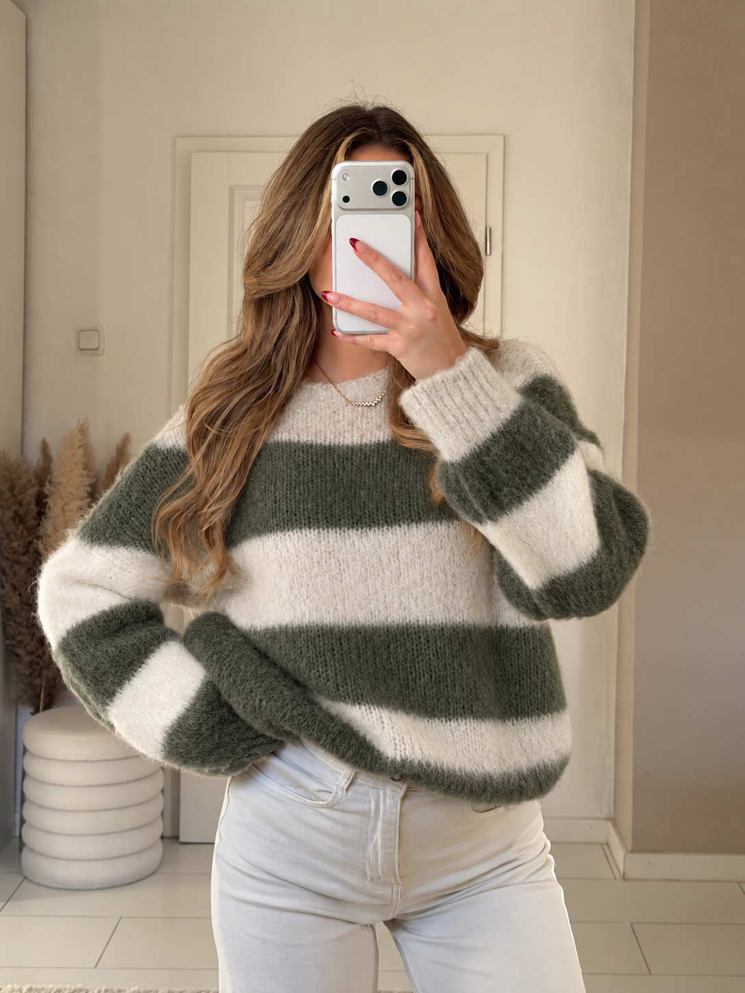 Comfy Streifenpullover