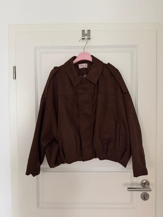 Wildlederoptik Jacke