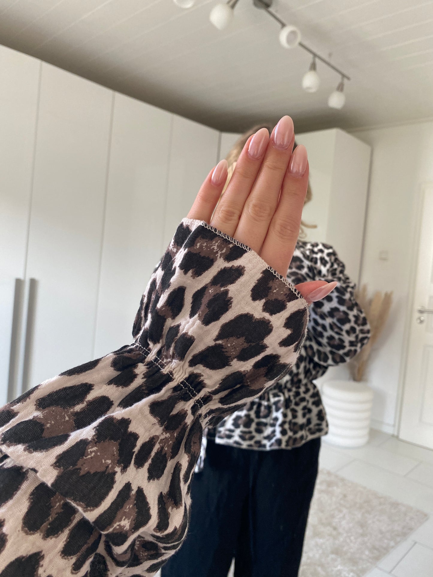 Musselin Wickelbluse - Leo