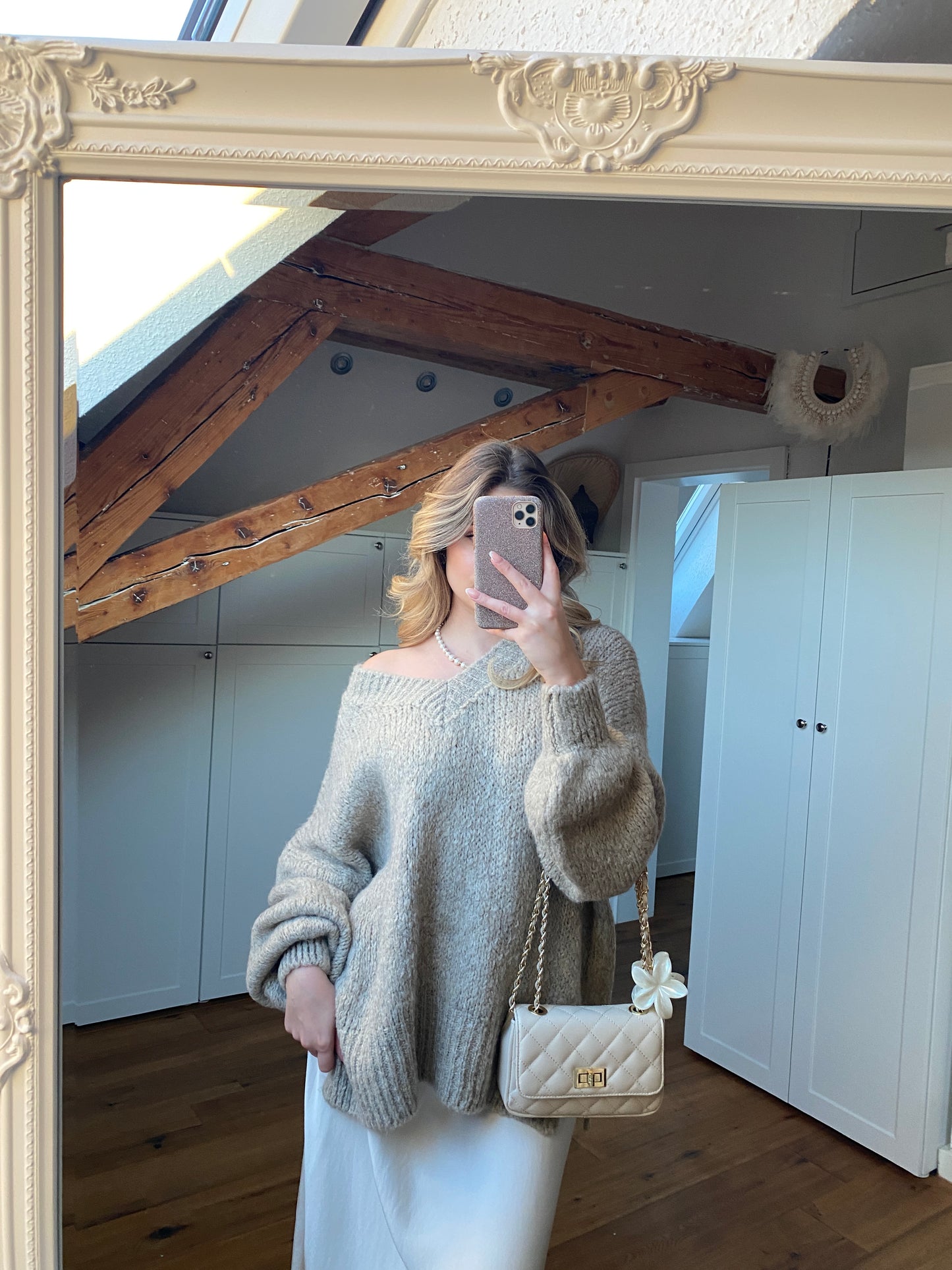 Strickpullover Missy - Taupe