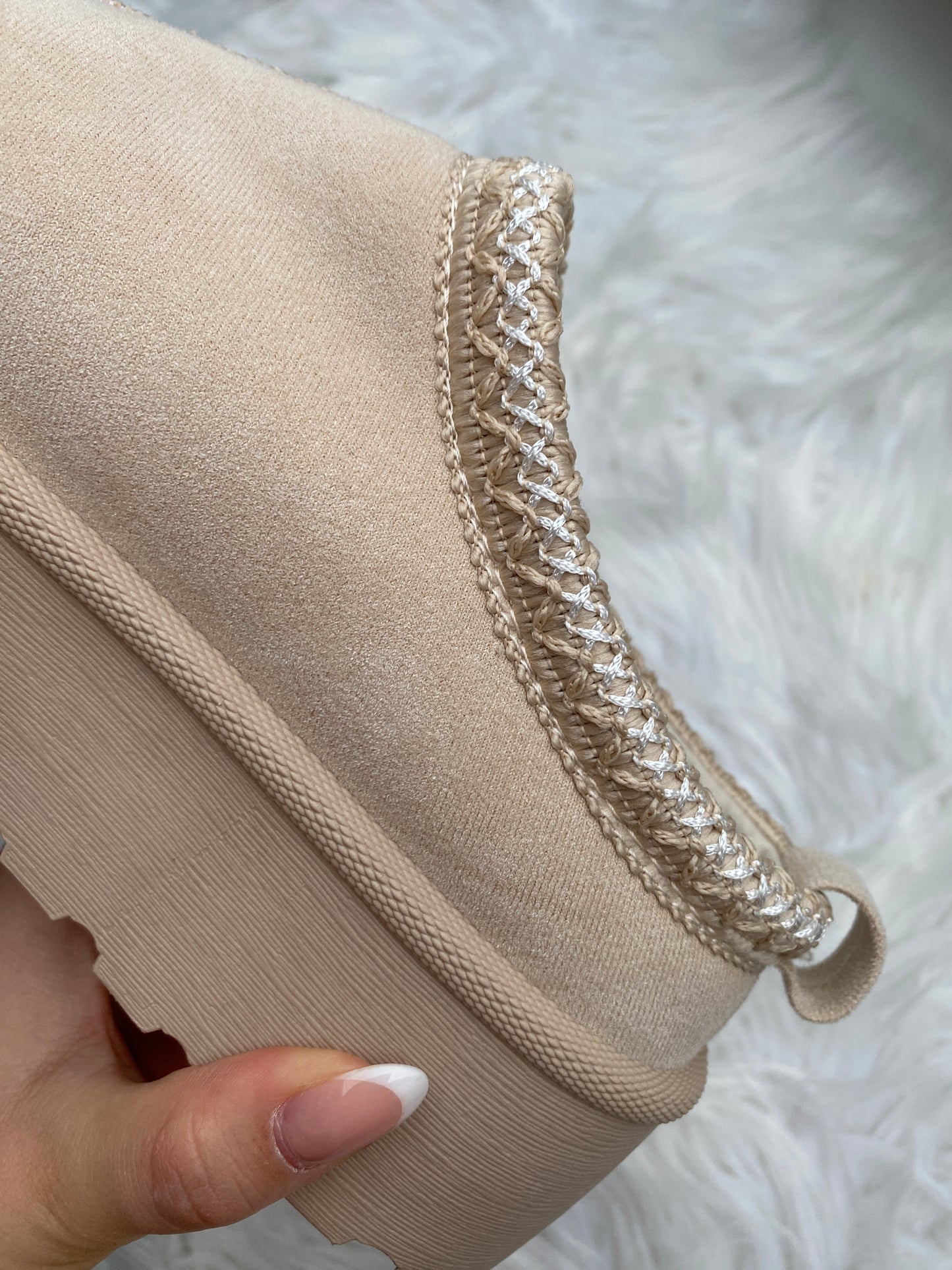 Slipper Boots - Creme