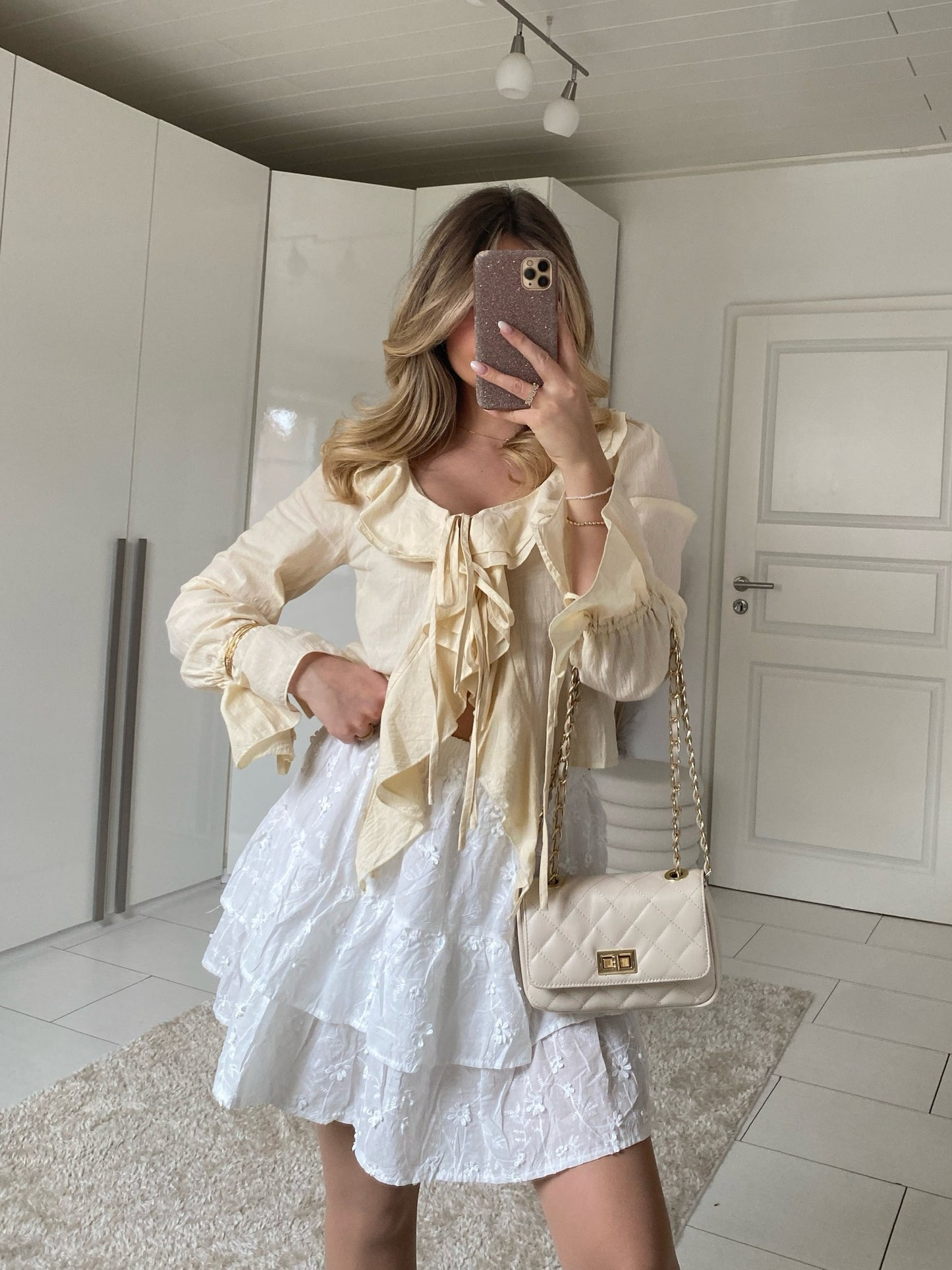 Bluse Fleur - creme