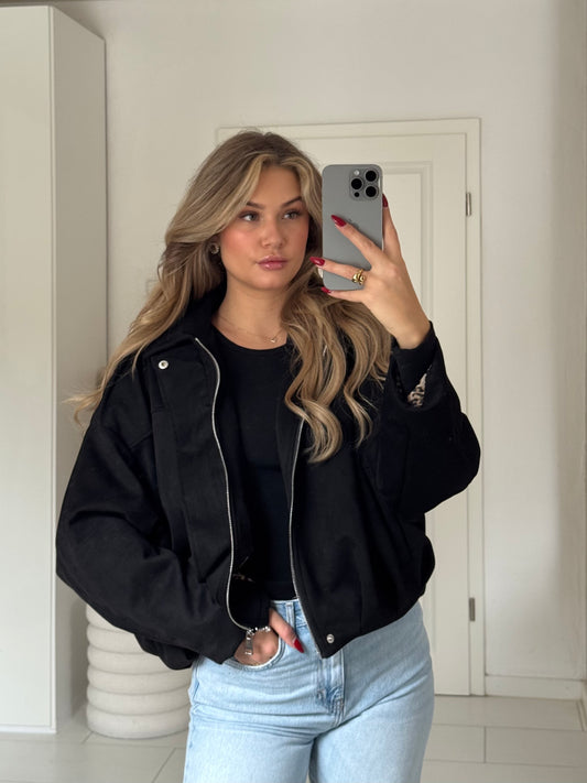 Wildlederoptik Jacke