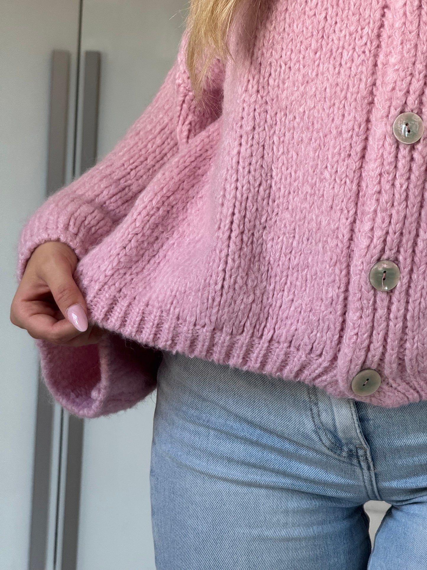 Cozy Everyday Cardigan - Rosa