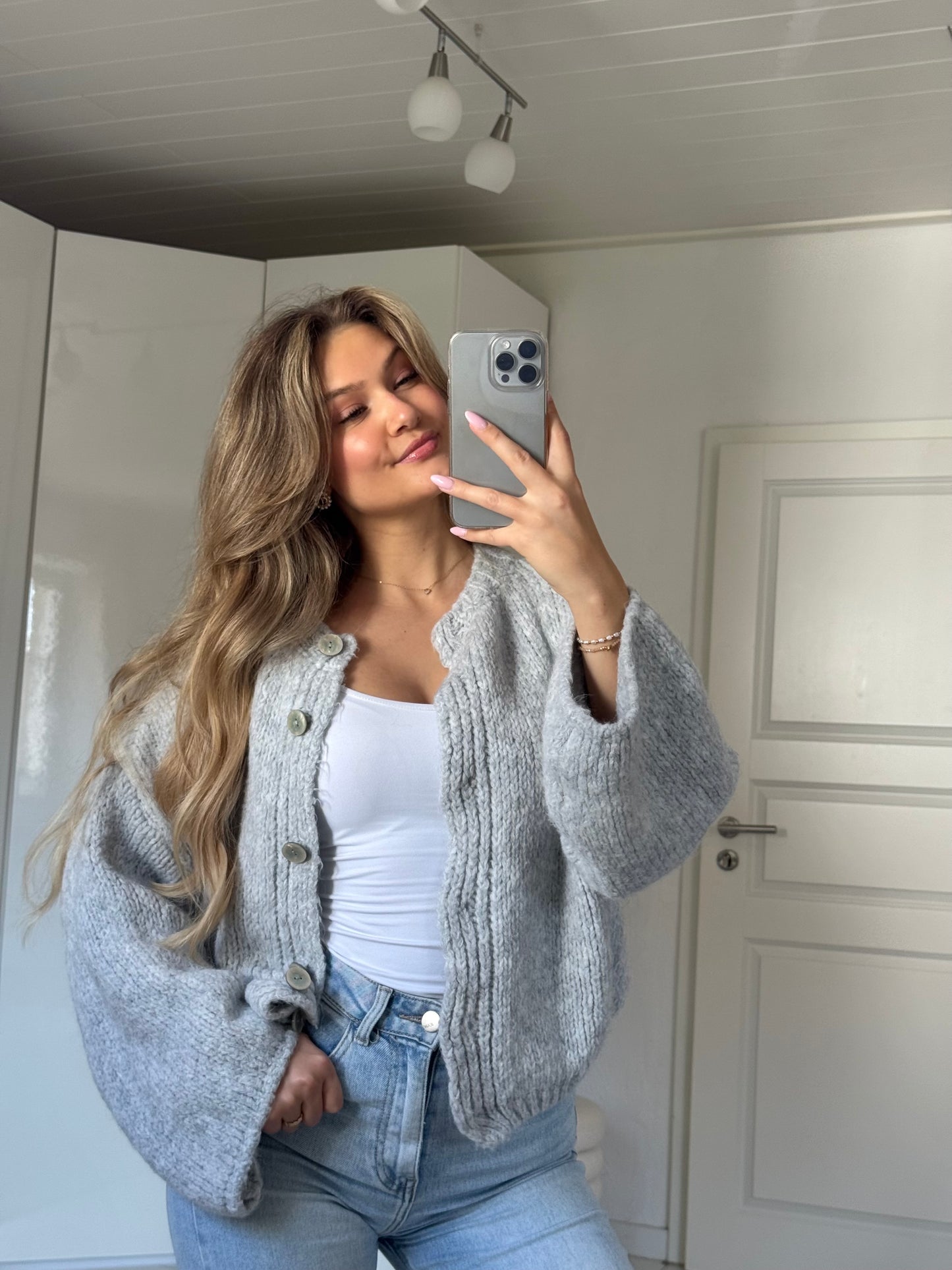 Cozy Everyday Cardigan - Grau