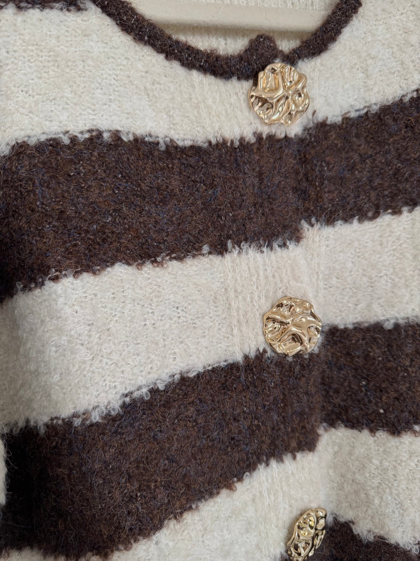 Elegant Stripe Cardigan