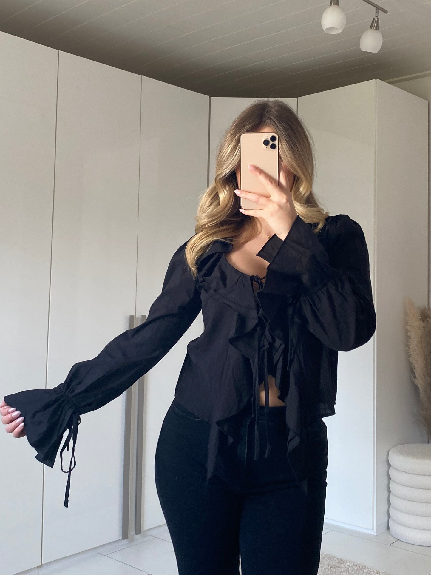 Bluse Fleur - schwarz