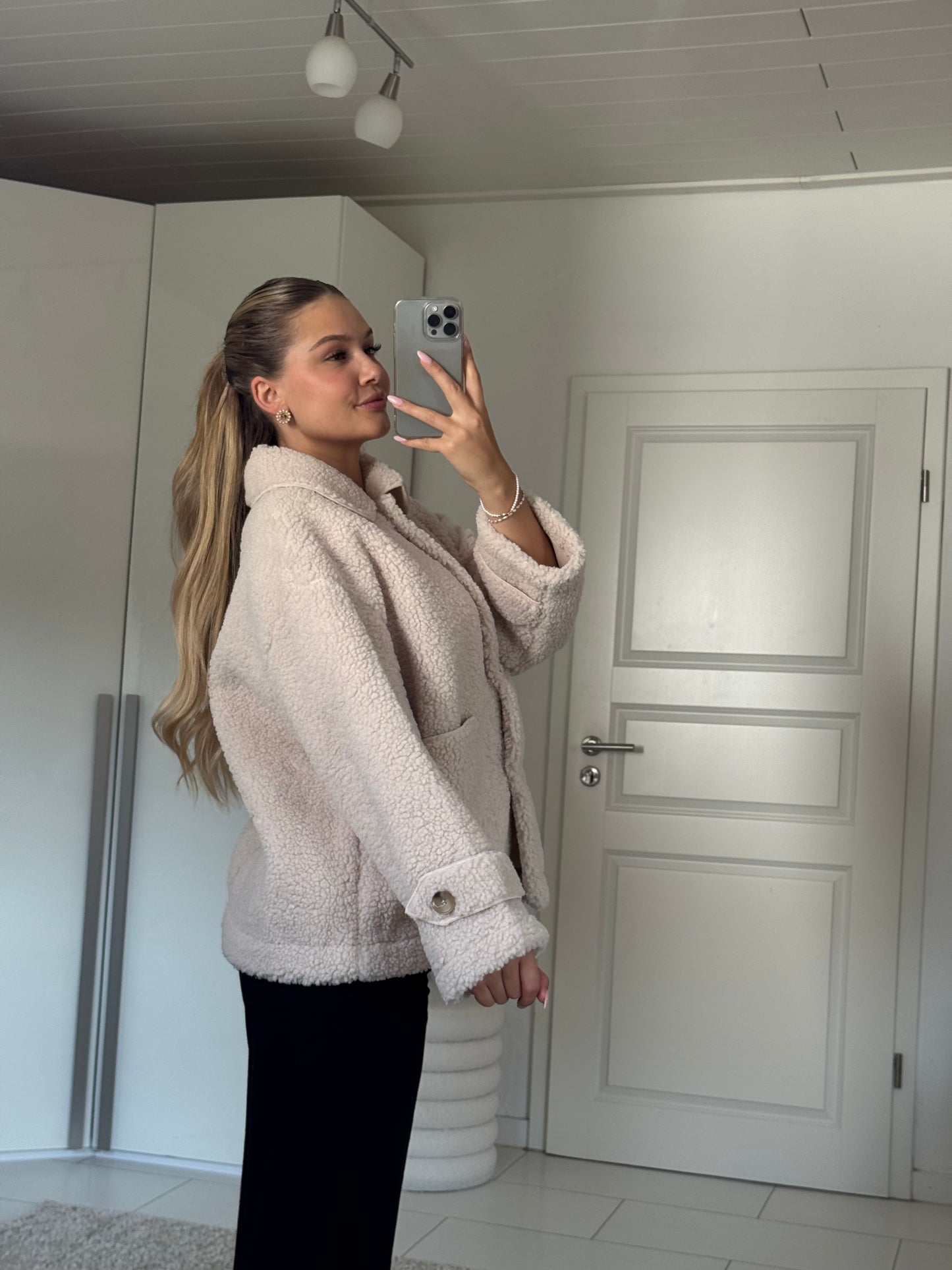 Teddy Jacke - Creme