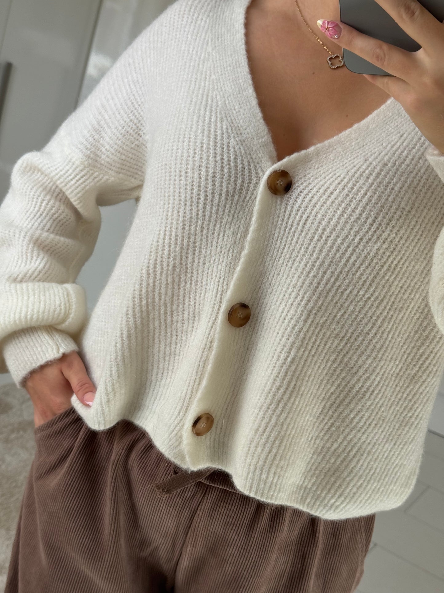 Cardigan Marie - Weiß