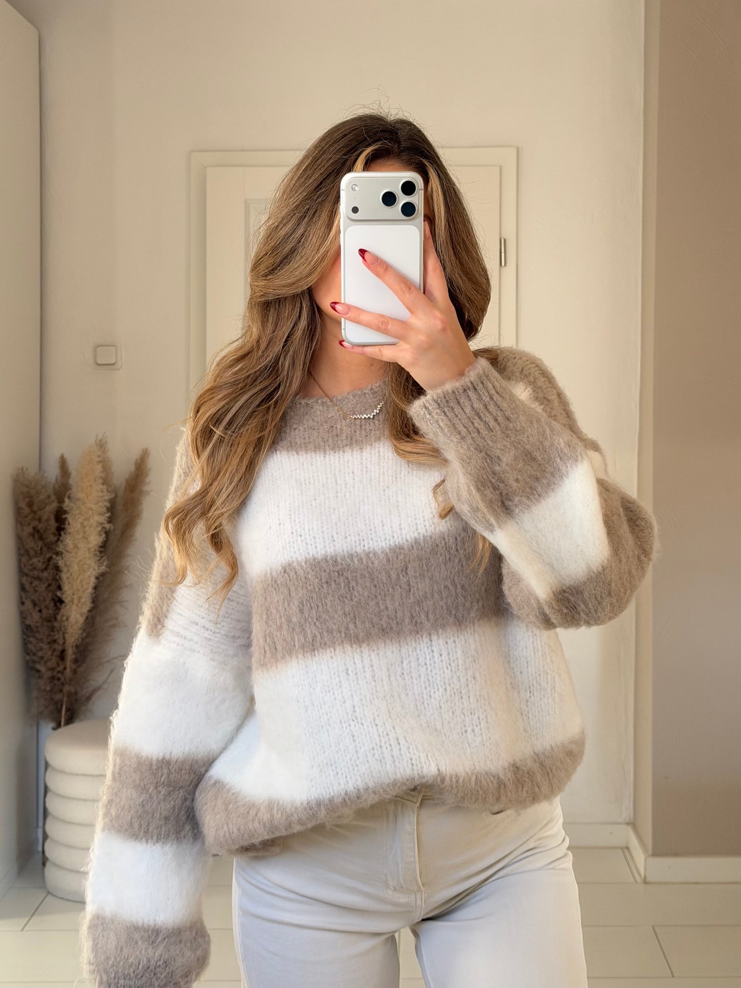 Comfy Streifenpullover