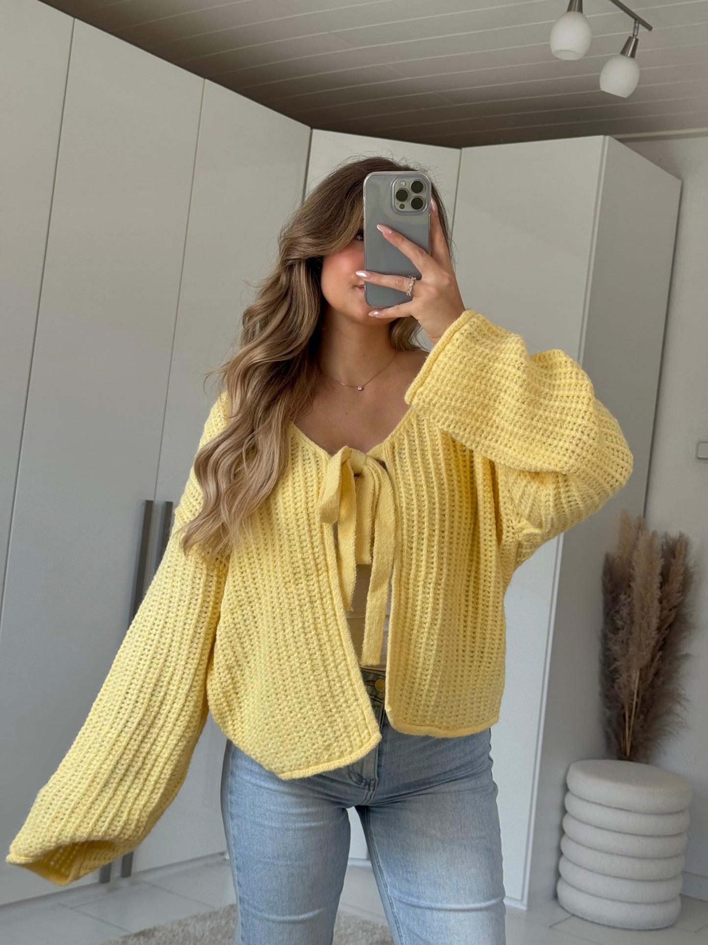 Knoten Cardigan - Butter Yellow