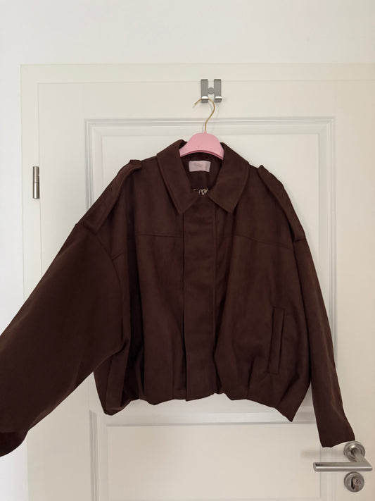 Wildlederoptik Jacke