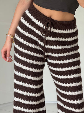 Kuschli Hose braun-creme
