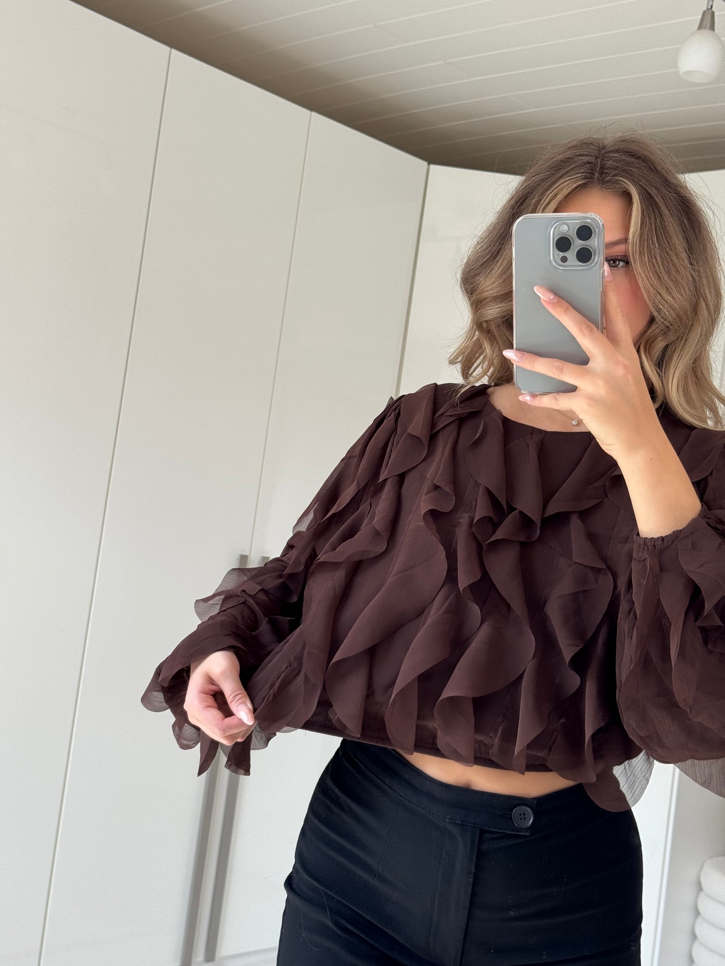 Volant Bluse