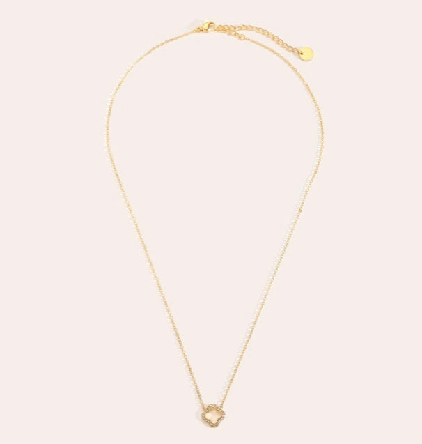 Diamond Klee Halskette - Gold