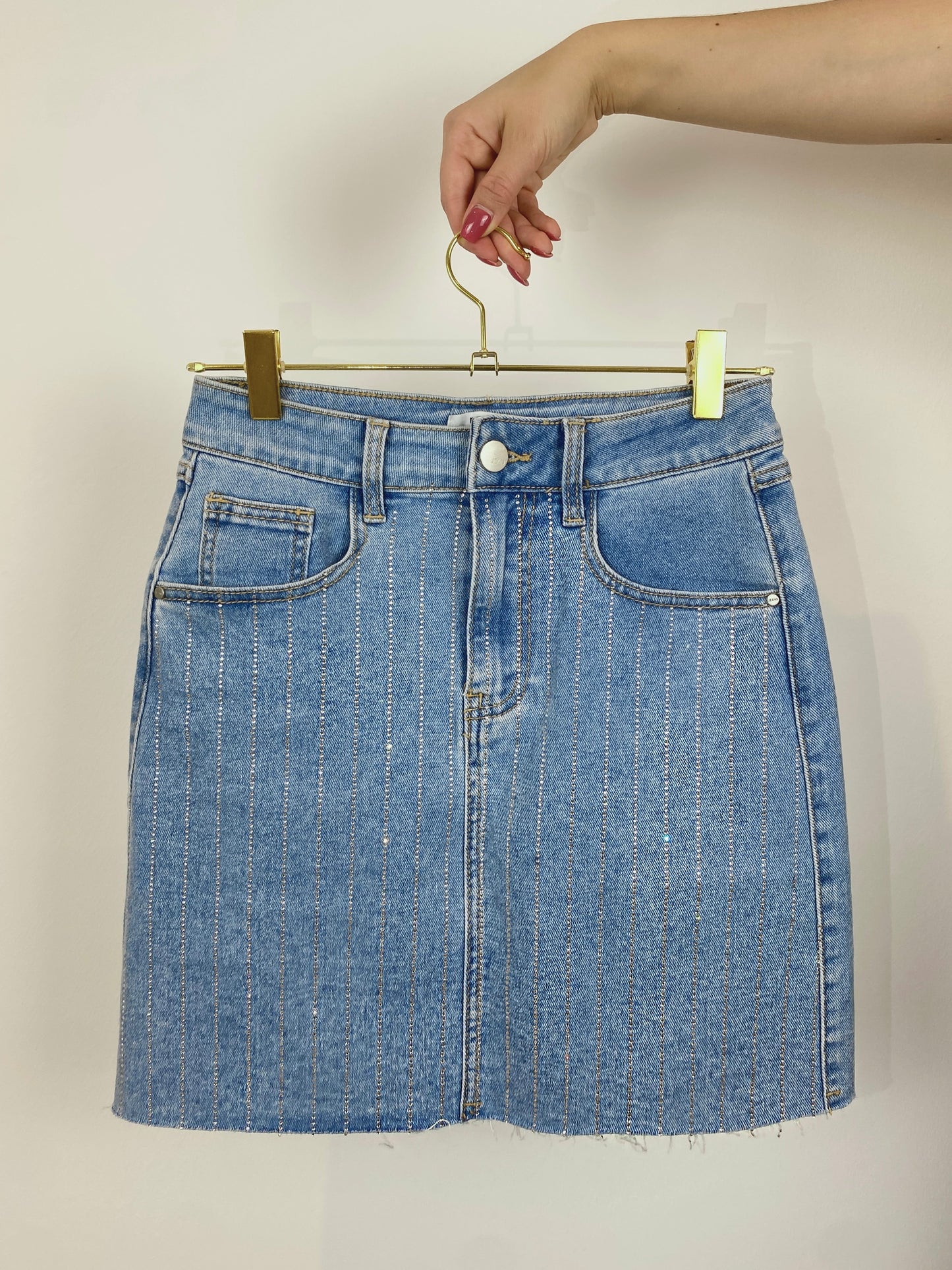 Sparkle Jeansrock