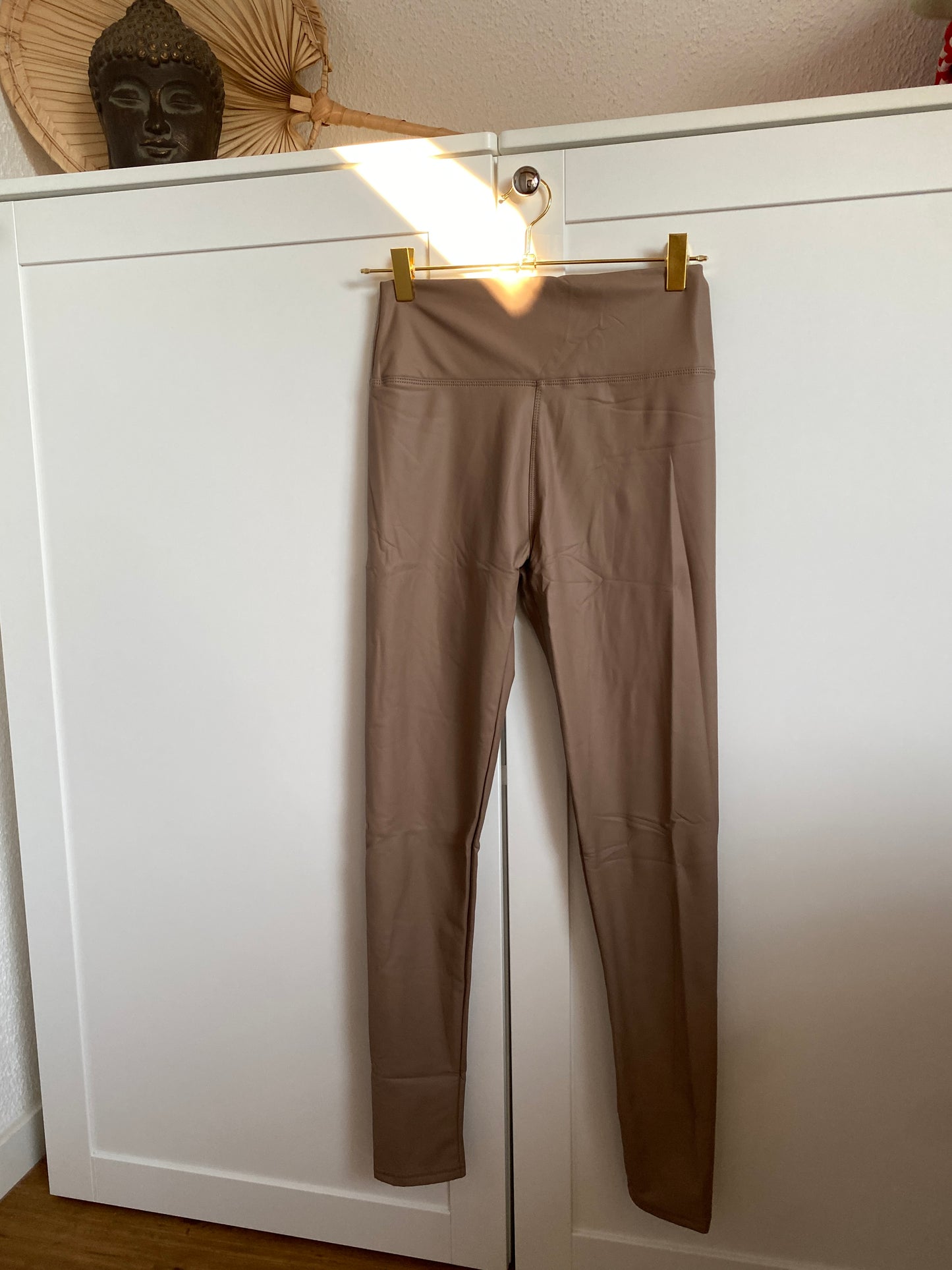 Thermo-Leggings Lederoptik-verschiedene Farben