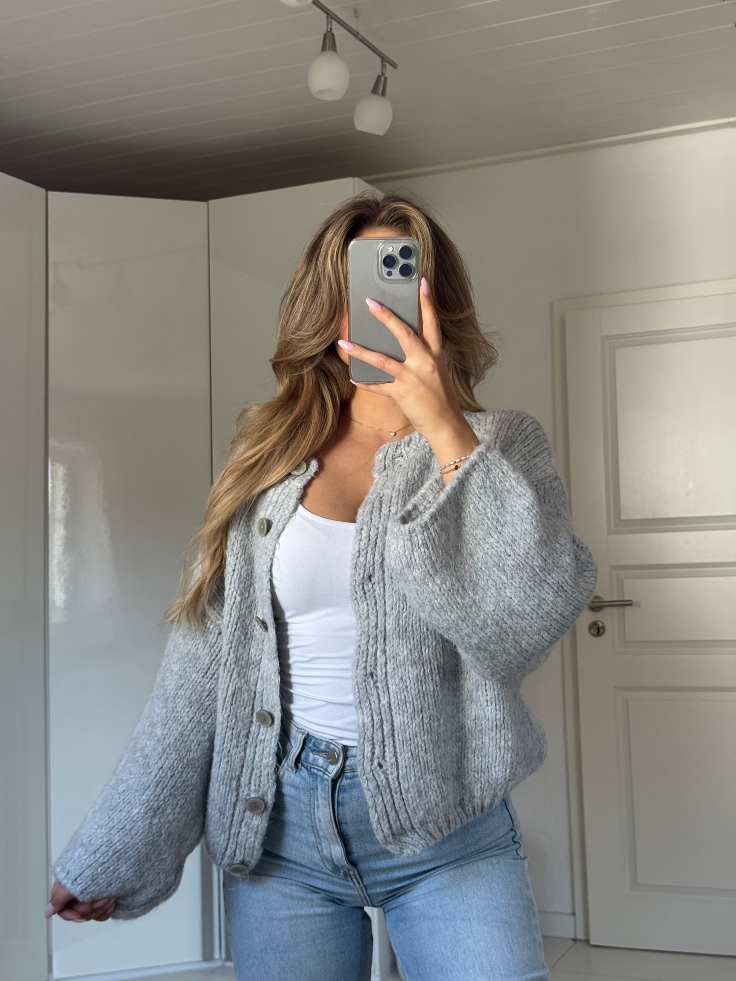 Cozy Everyday Cardigan - Grau