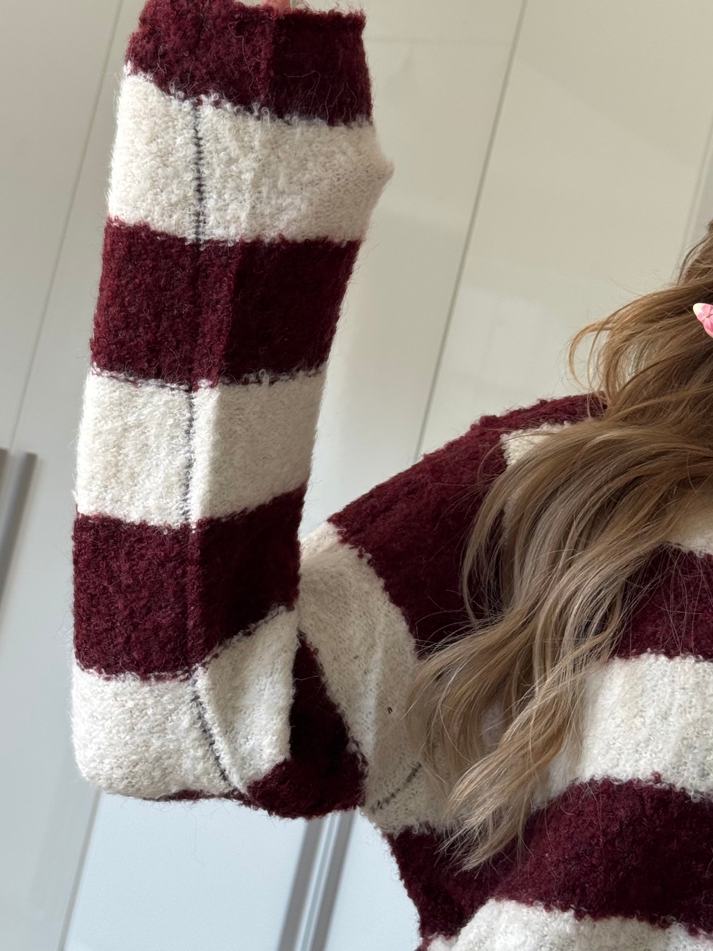 Elegant Stripe Cardigan