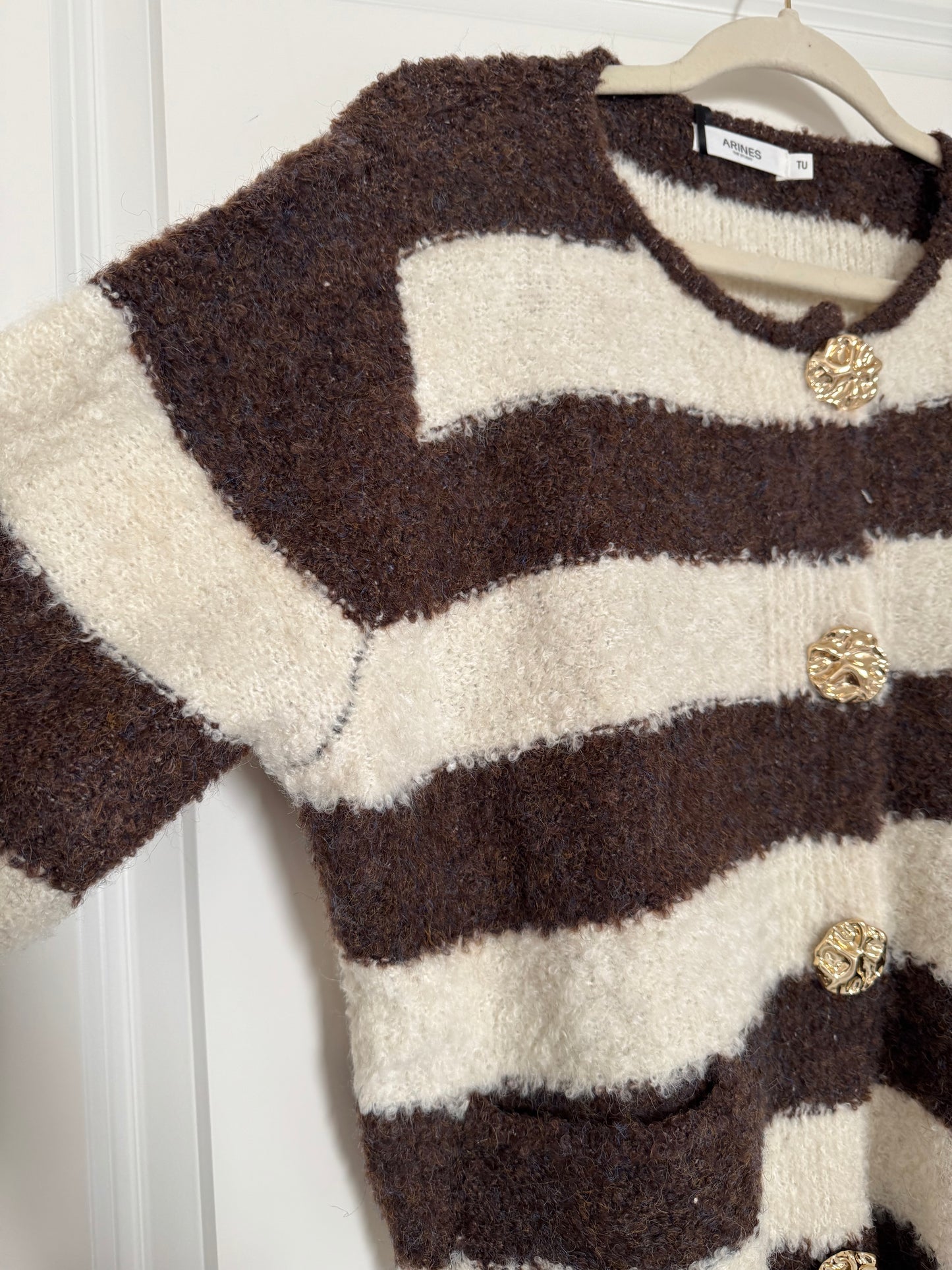 Elegant Stripe Cardigan