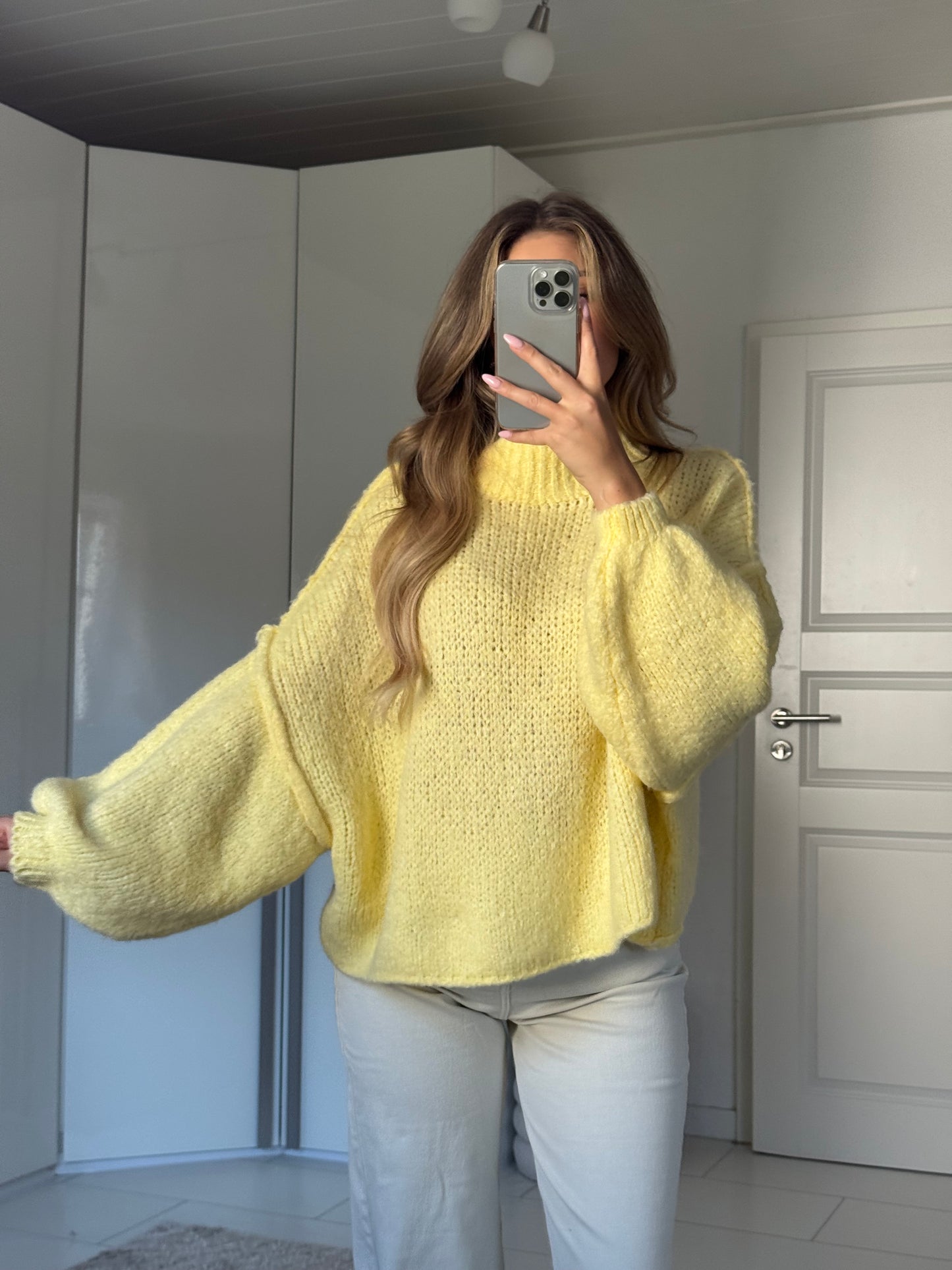 Cozy Strickpullover - Butter yellow