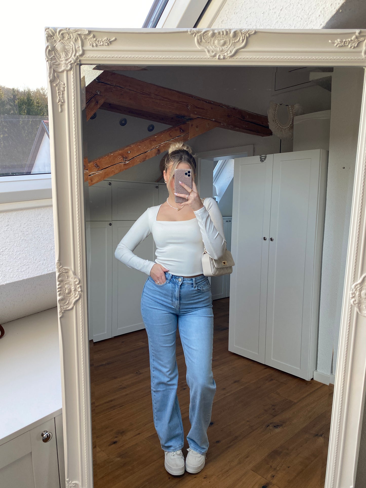 Straight Leg Jeans