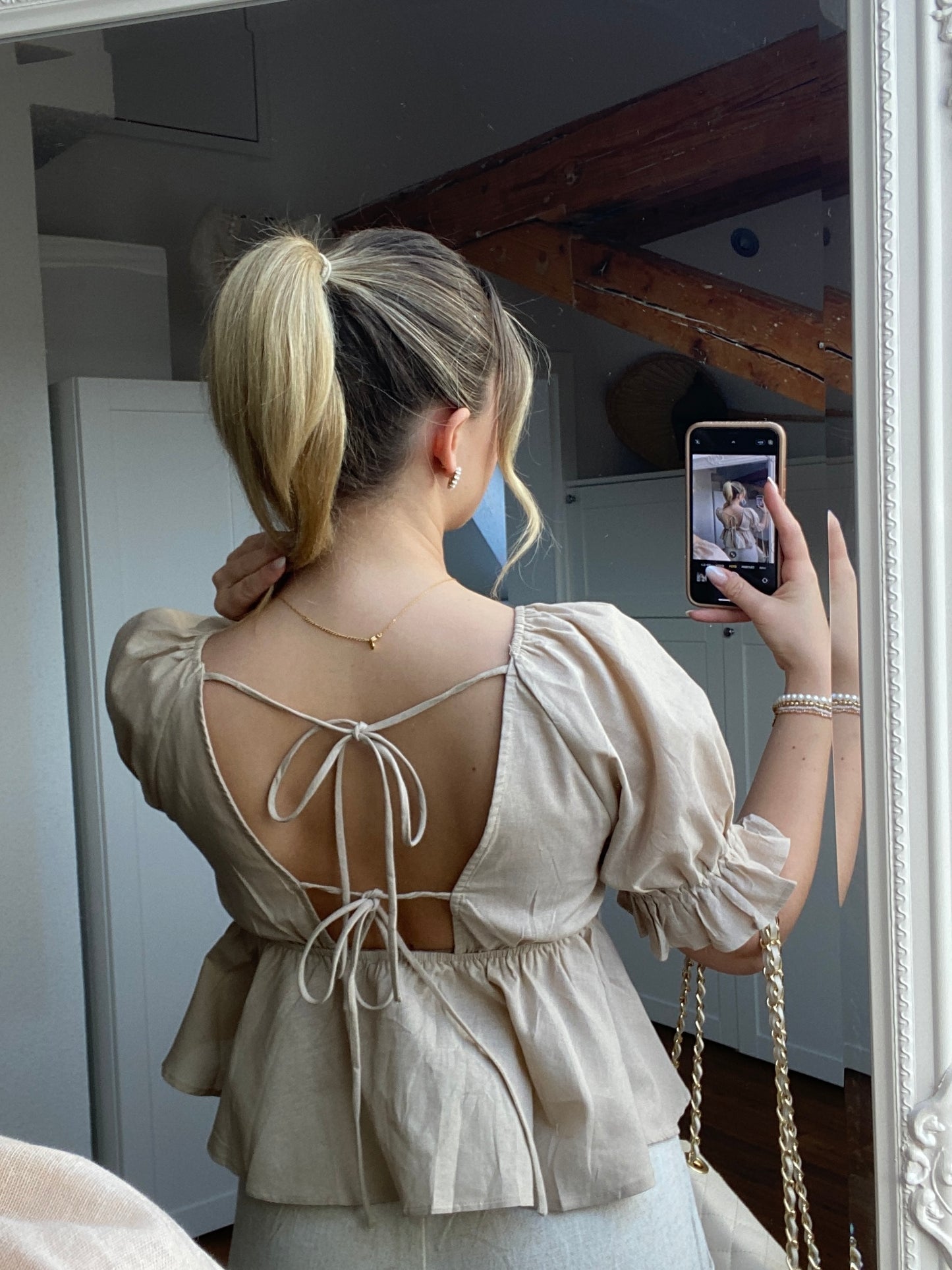 Bluse Lovely - beige