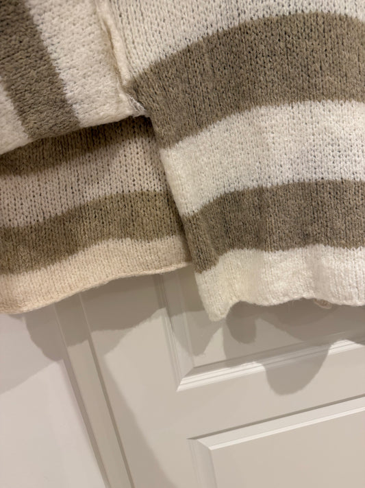 Cozy Strickpullover gestreift