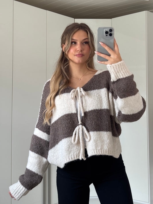 Streifen Cardigan - Hazel