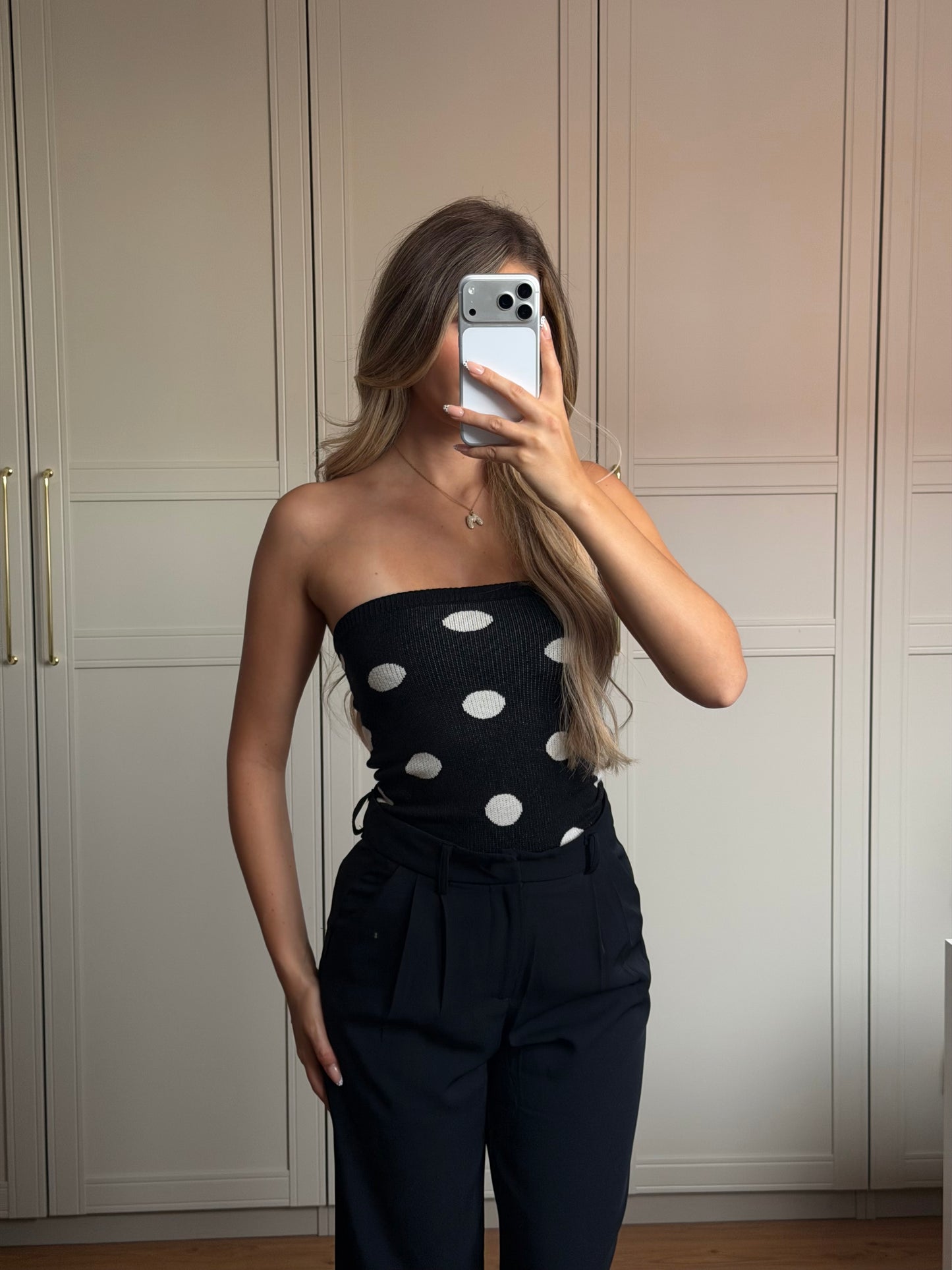 Punkte Bandeau + Bolero