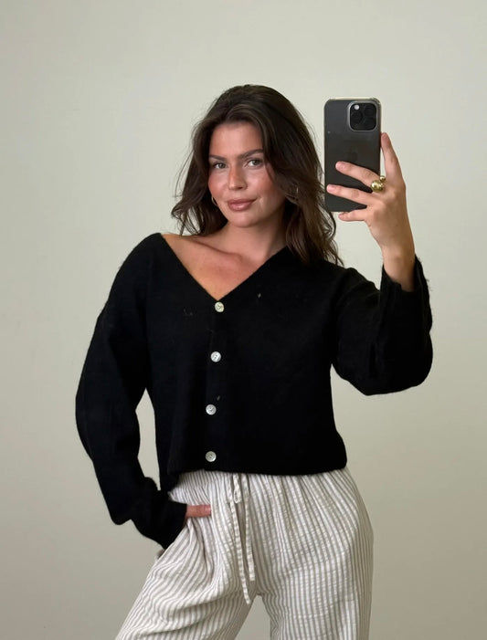Everyday Cardigan - Schwarz