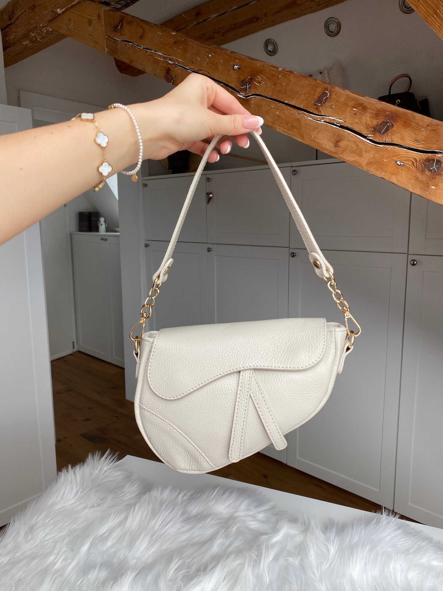 Saddle Bag mini - creme