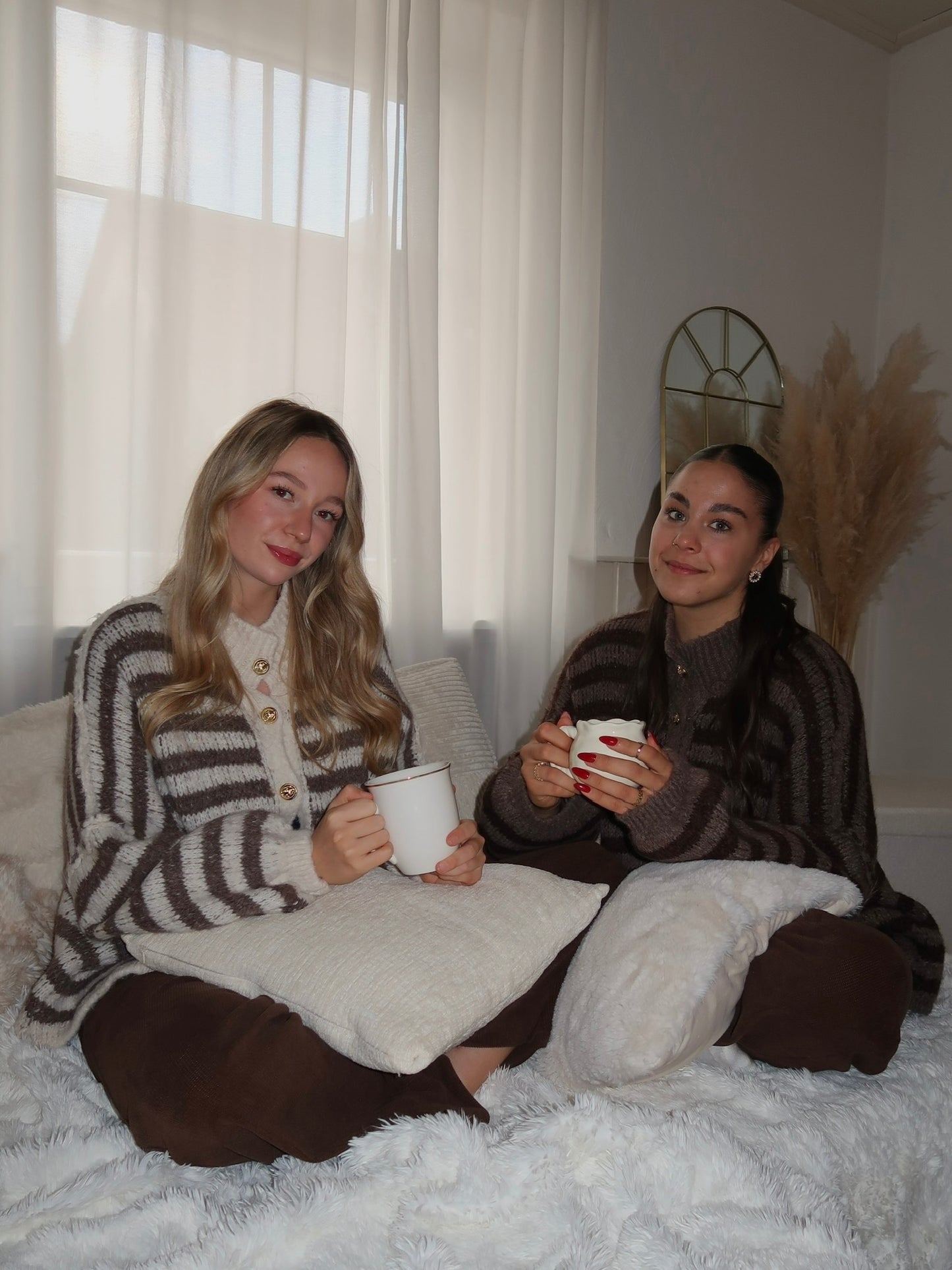 Cozy Stripe Cardigan