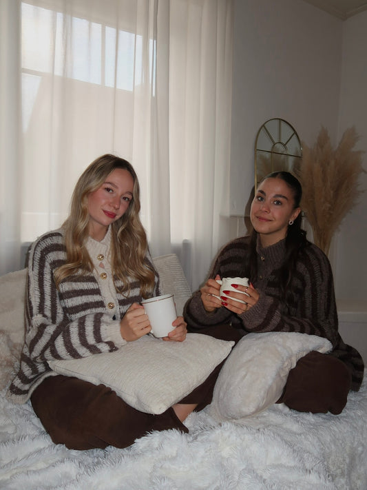 Cozy Stripe Cardigan