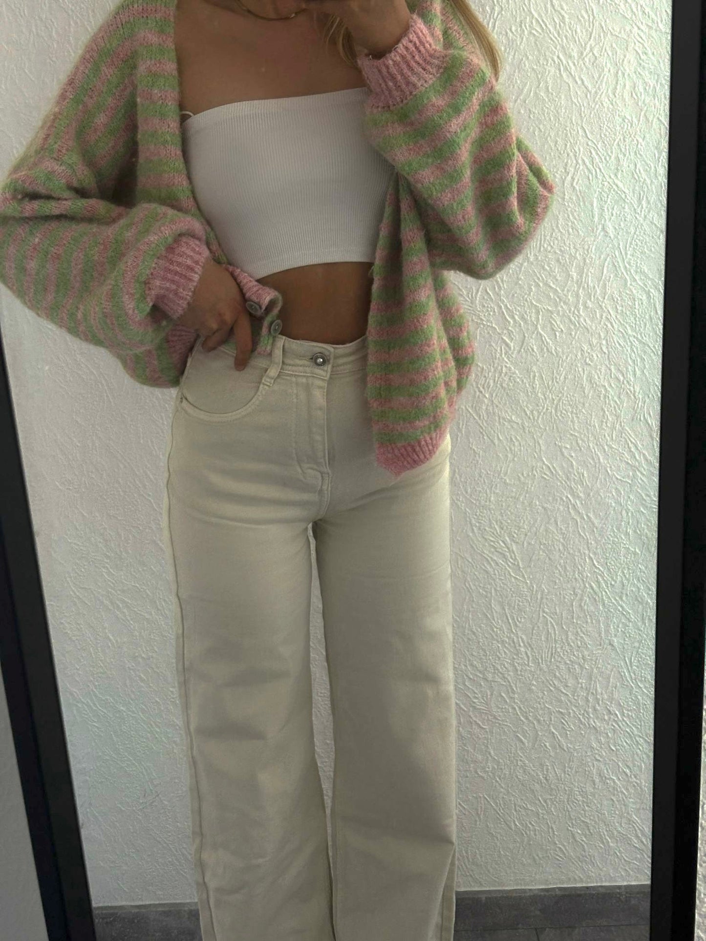 Classic Straight leg Jeans - Creme