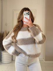 Comfy Streifenpullover