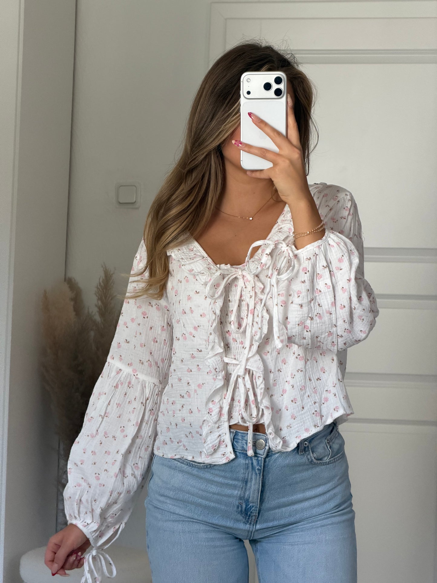Musselin Bluse Bloom