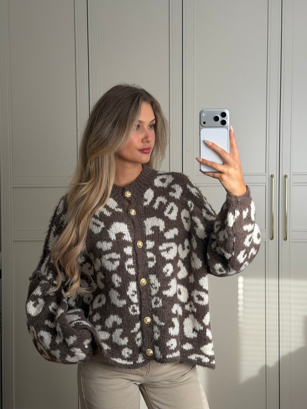 Cozy Strickjacke
