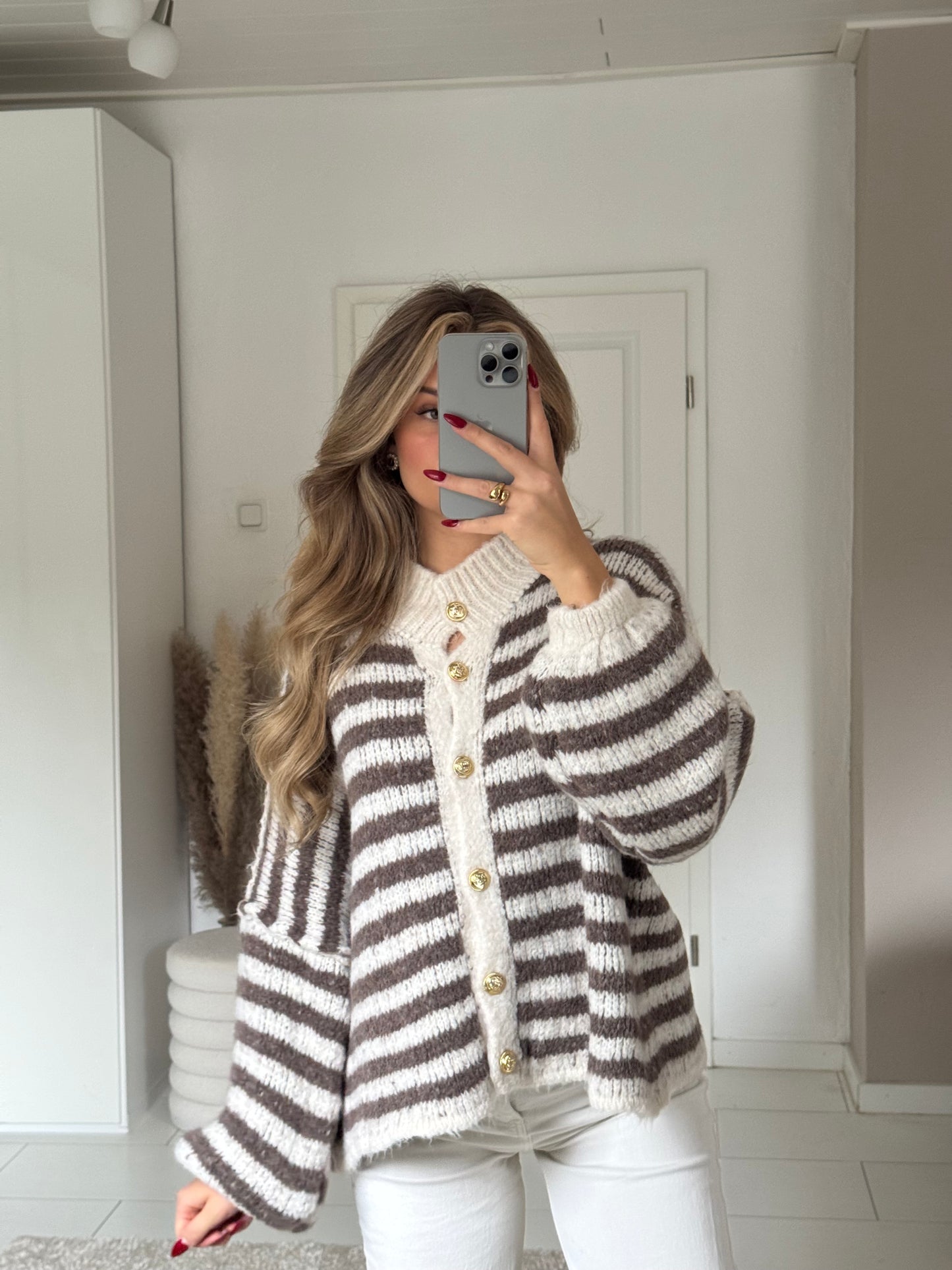 Cozy Stripe Cardigan