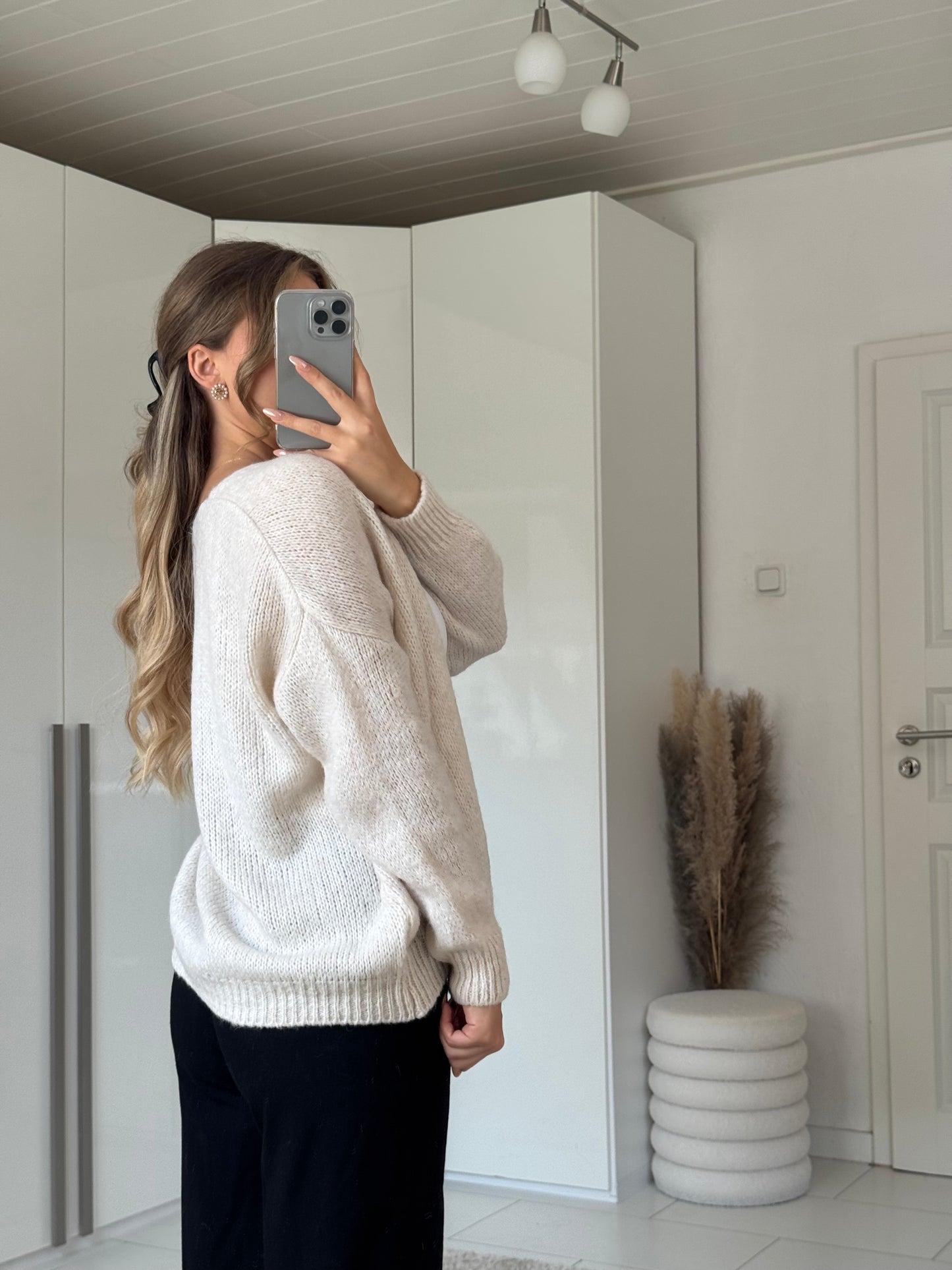 Cozy Small Cardigan- creme