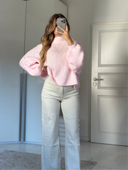 Classic Straight leg Jeans - Creme