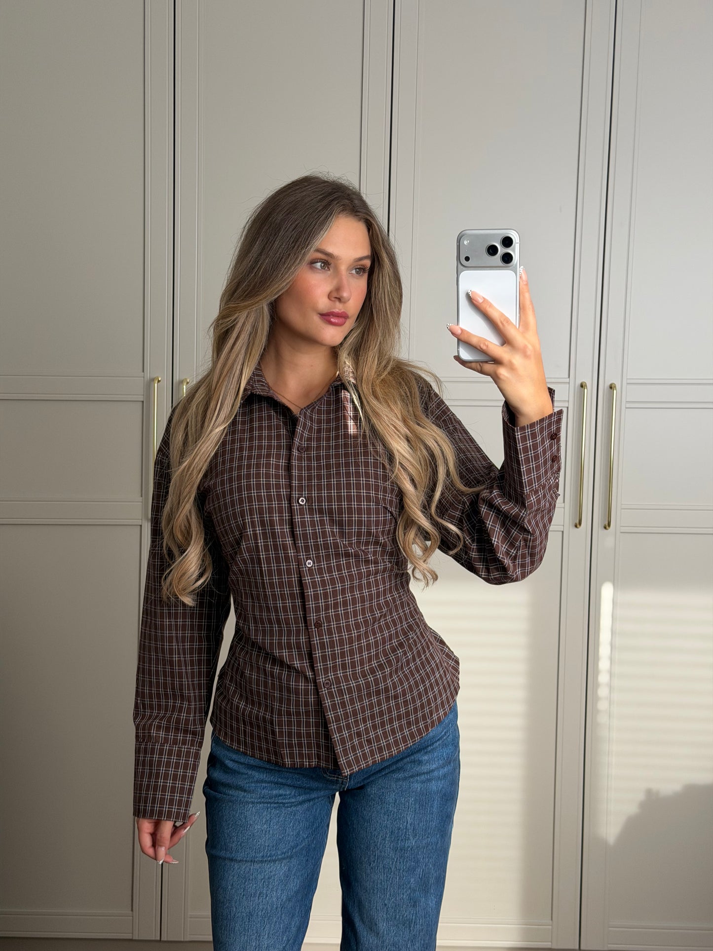 Shape plaid Shirt